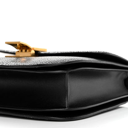 Celine Stingray Medium Classic Box Flap Bag Black 10 of 10