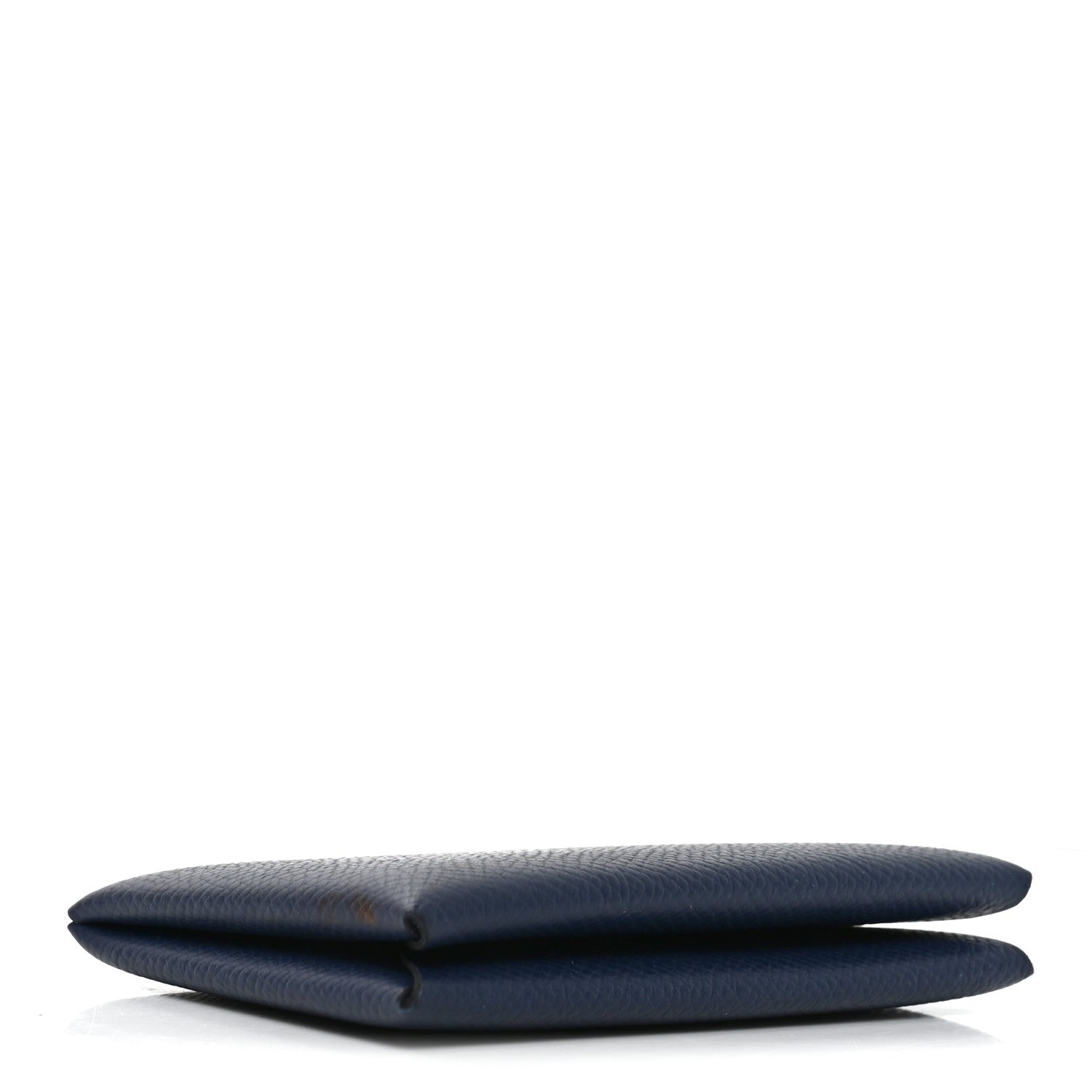 Hermes Epsom Calvi Card Case Bleu Tie 4 of 7