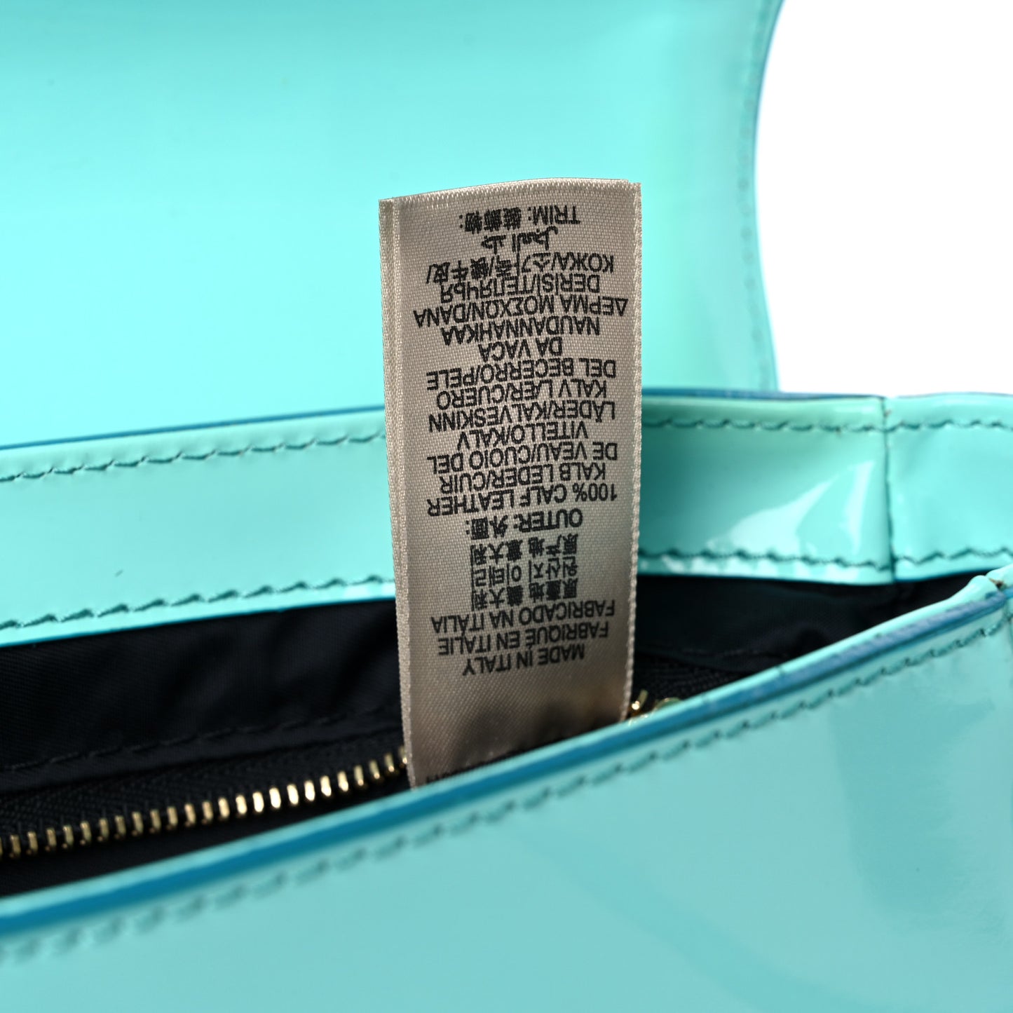 Patent Leather Leigh Small Crossbody Bag Opal