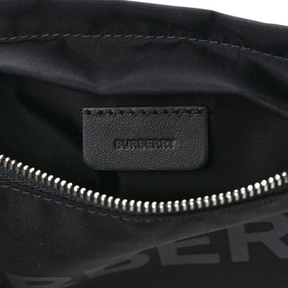 Burberry Nylon Vintage Check Print Logo Wristlet Black 6 of 7