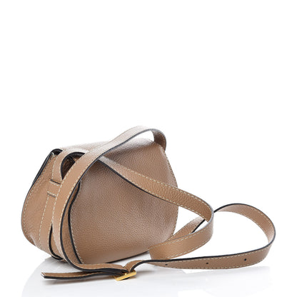 Chloe Calfskin Mini Marcie Round Crossbody Bag Nut 3 of 10