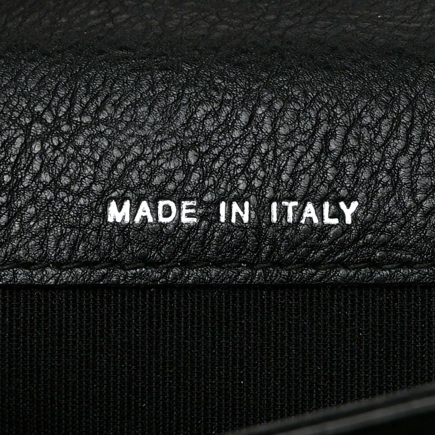 Crumpled Calfskin Quilted Flap Card Holder Wallet So Black