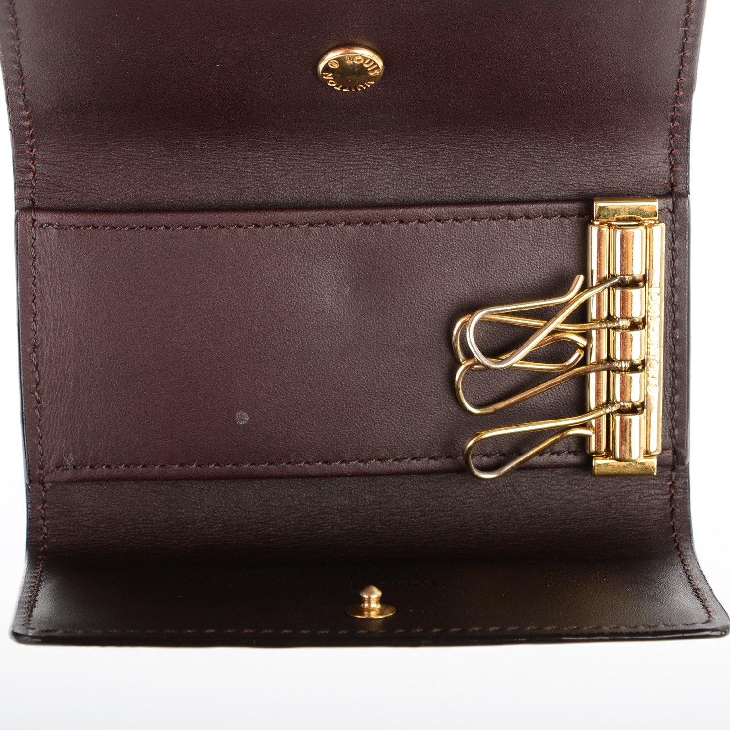 Louis Vuitton Vernis Multicles 4 Key Holder Amarante 6 of 7
