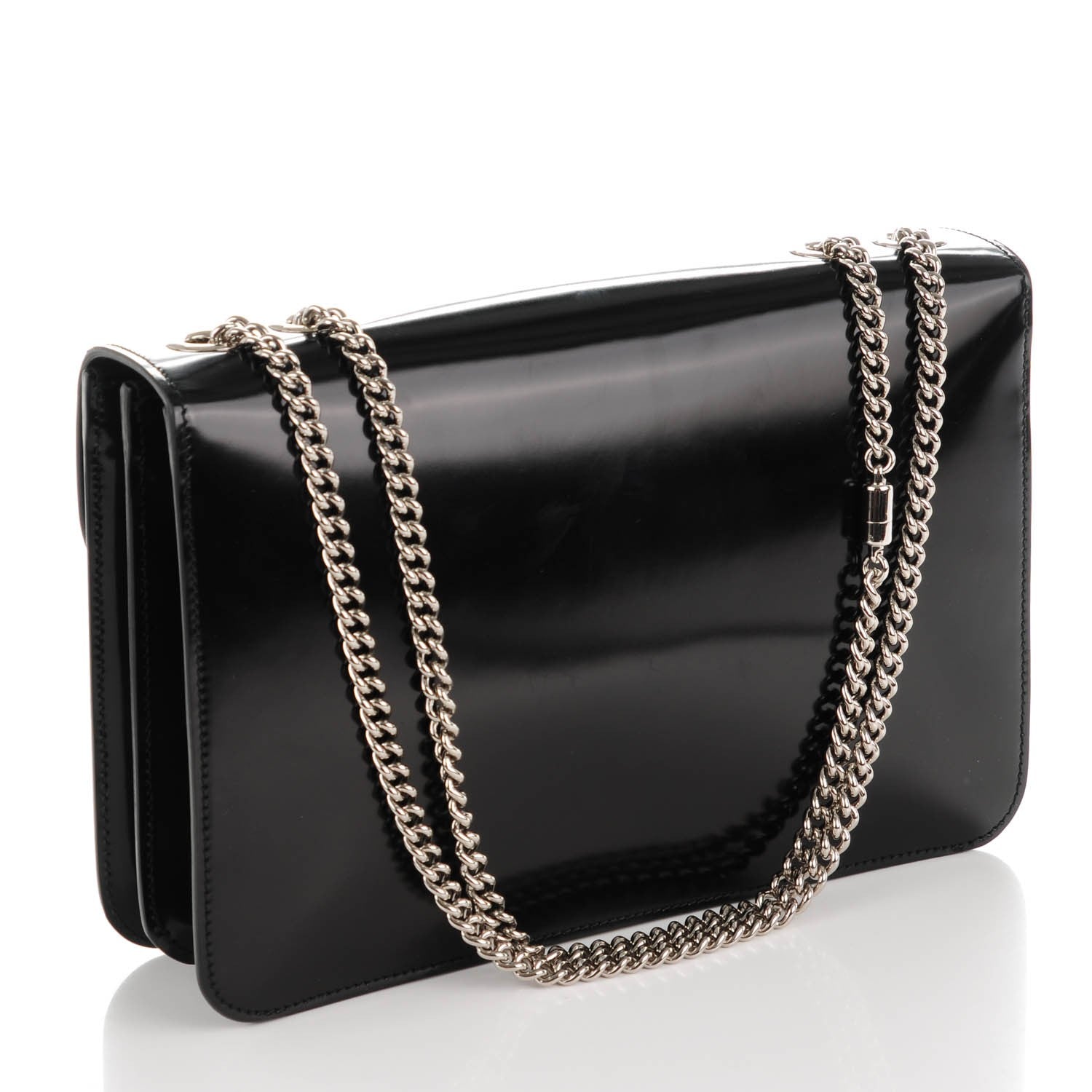 Gucci Shade Lux Calfskin Interlocking G Shoulder Bag Black 3 of 6