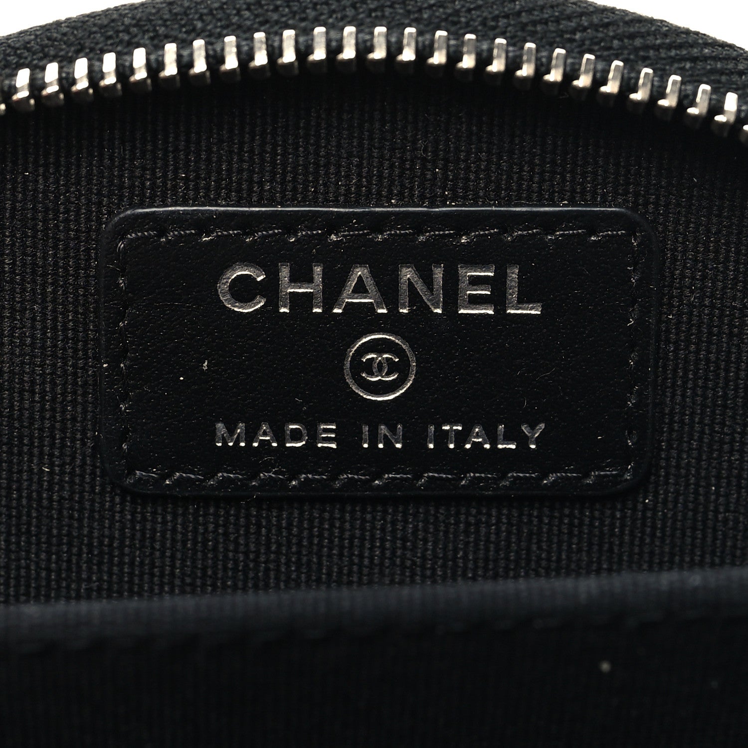 Chanel Caviar Quilted Boy Zipped Coin Purse Black 6 of 9