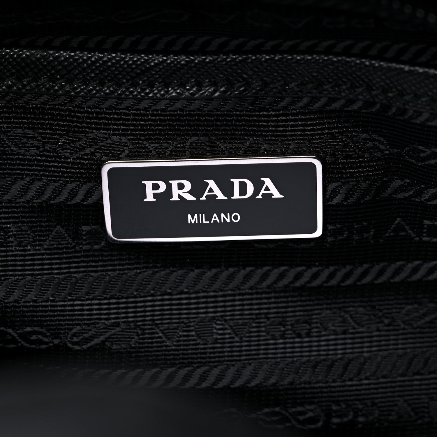 Prada Tessuto Nylon Saffiano Small Backpack Black 6 of 8