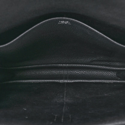 Hermes Taurillon Clemence Halzan 31 Black 5 of 10