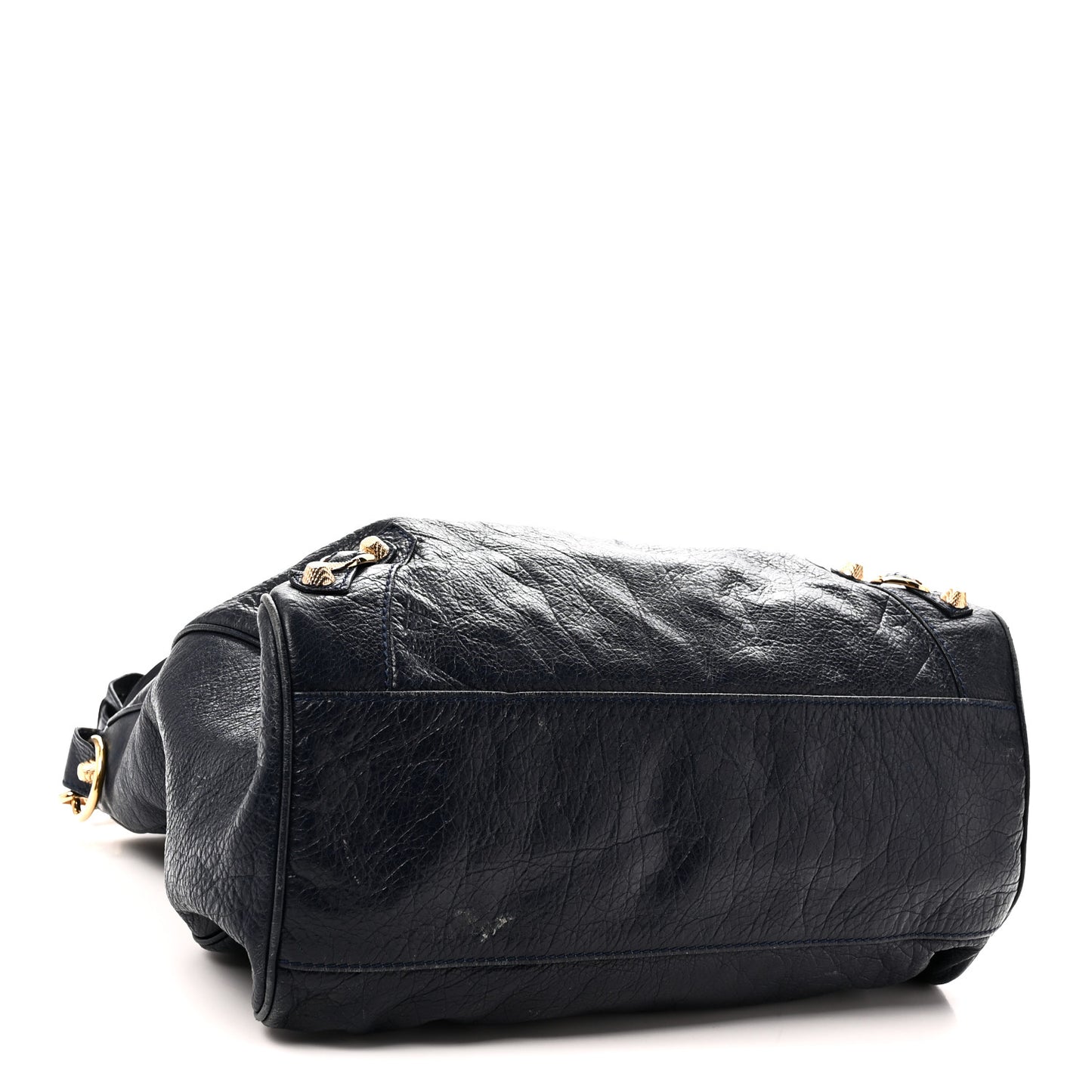 Agneau Giant 12 Gold Hardware Velo Bleu Obscur