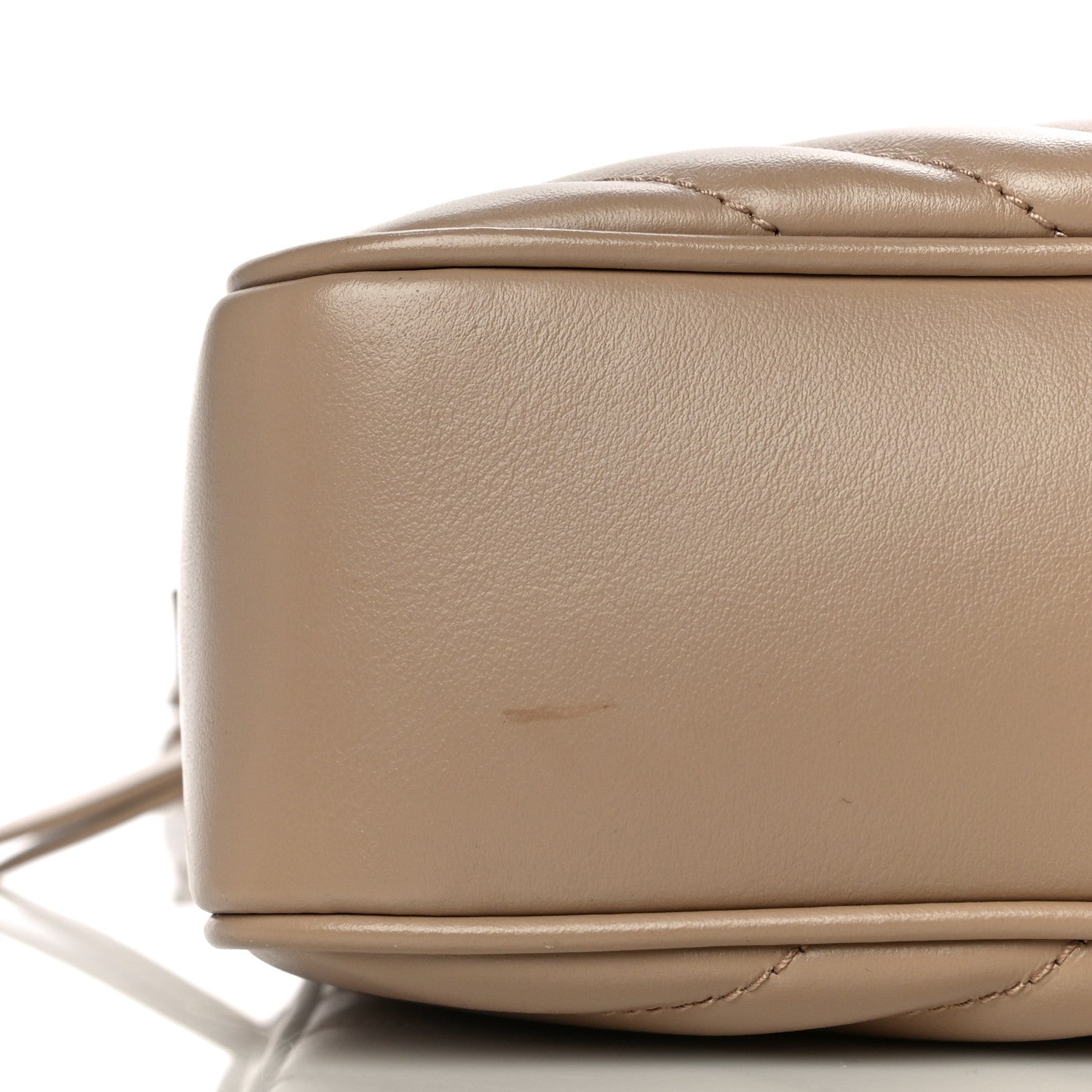 Saint Laurent Calfskin Matelasse Monogram Lou Camera Bag Dark Latte 13 of 13