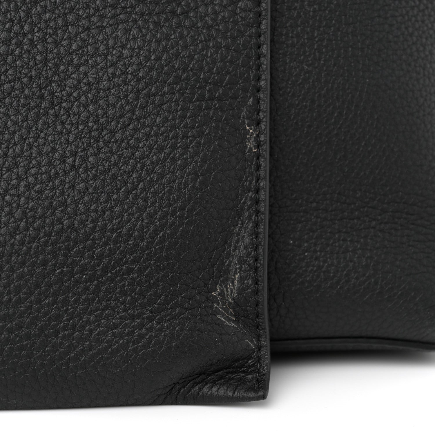 The Row Grained Calfskin Park Tote Three Black 12 of 12