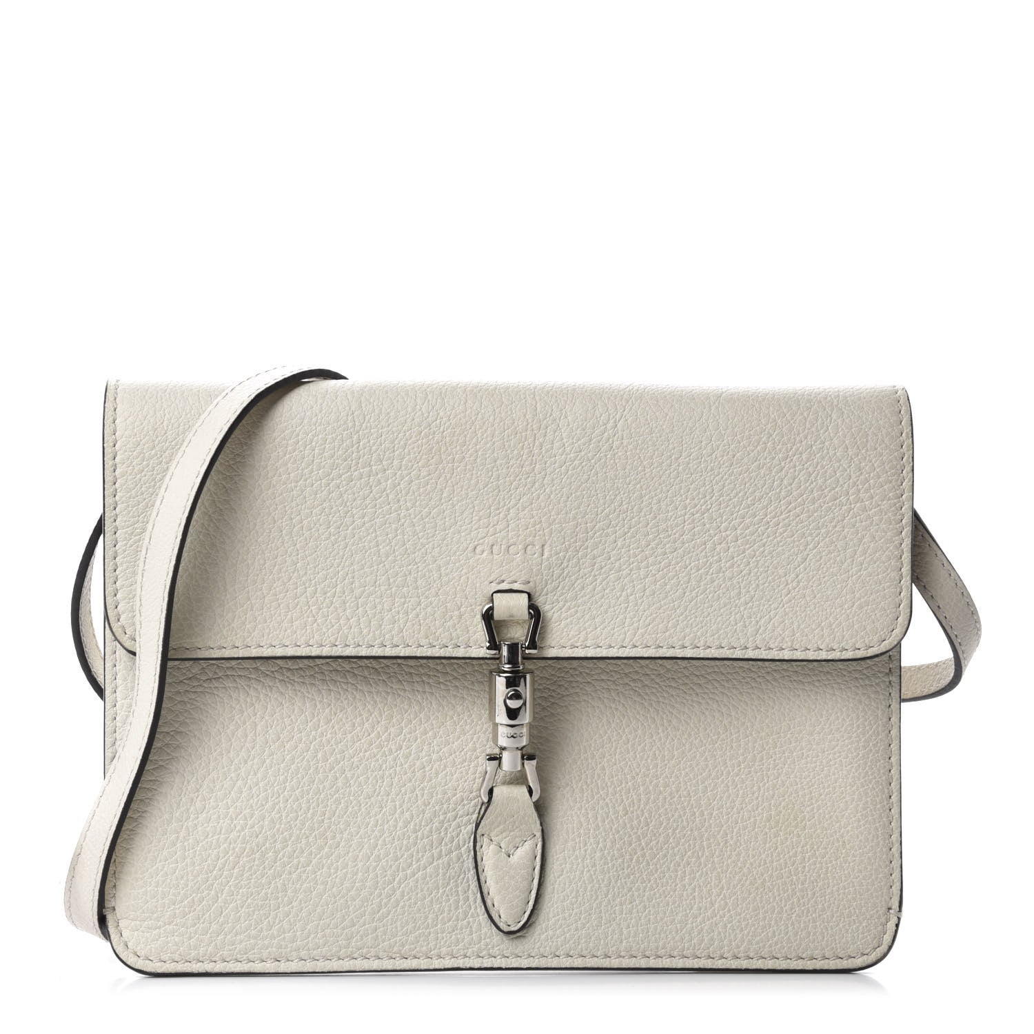 Gucci Grand Prix Calfskin Jackie Convertible Shoulder Bag White 1 of 11