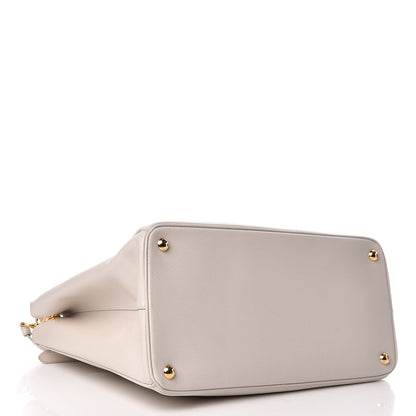 Prada Saffiano Large Galleria Double Zip Tote Talco 4 of 10