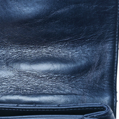 Chanel Metallic Calfskin Quilted Accordion Flap Blue 11 of 11