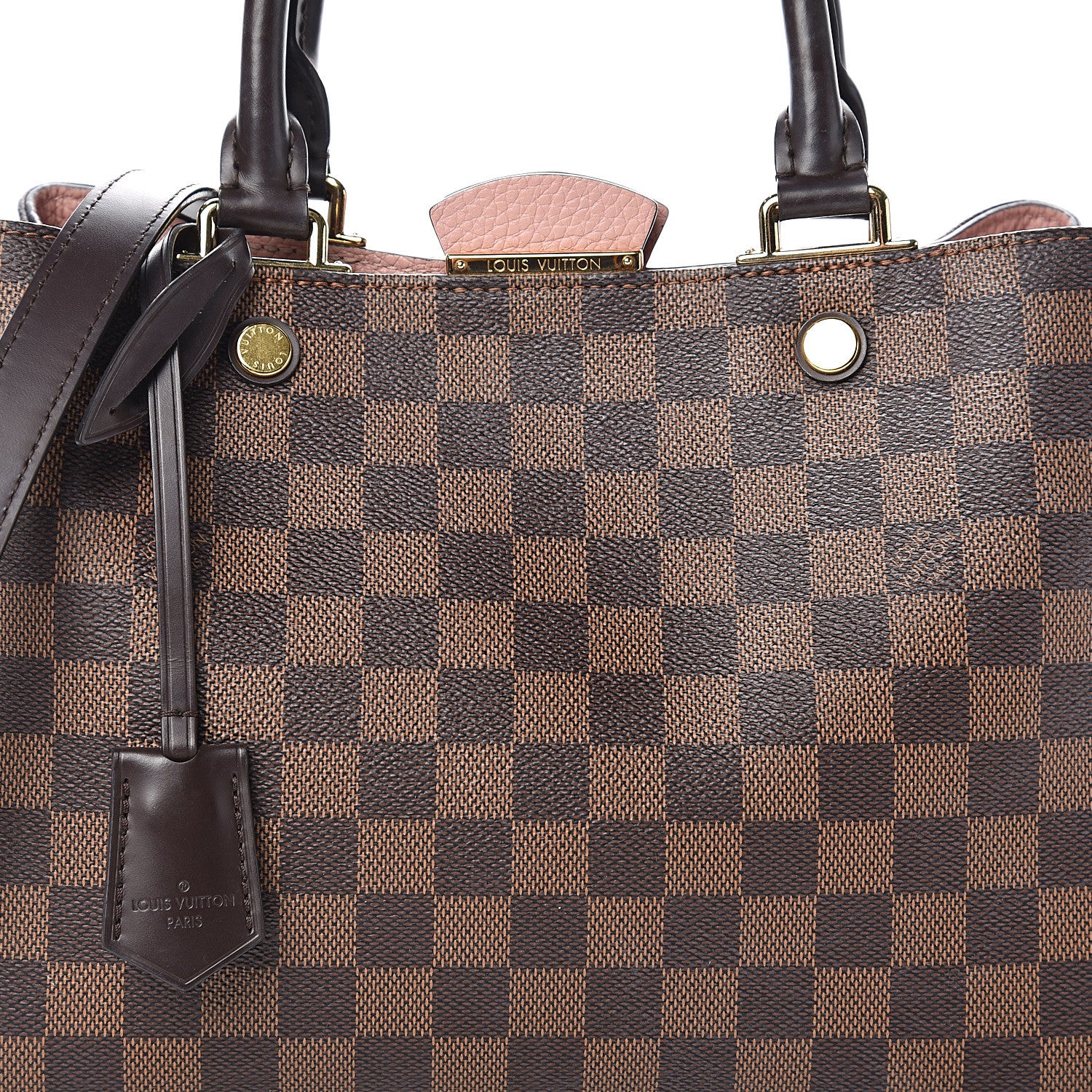 Louis Vuitton Damier Ebene Cuir Taurillon Brittany Magnolia 14 of 14