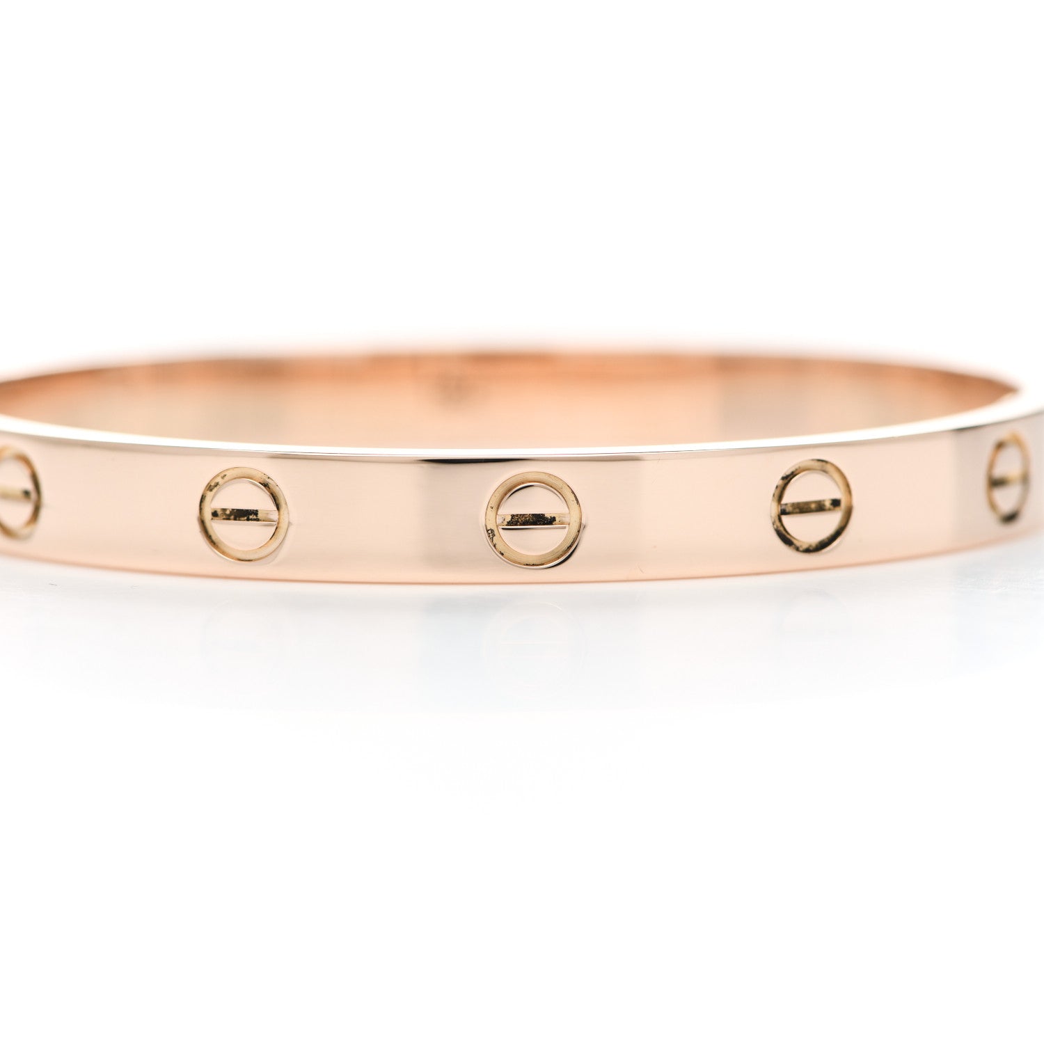 Cartier 18K Pink Gold LOVE Bracelet 16 6 of 8