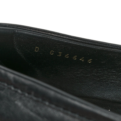 Chanel Lambskin Quilted CC Turnlock Loafers 37 Black 10 of 11