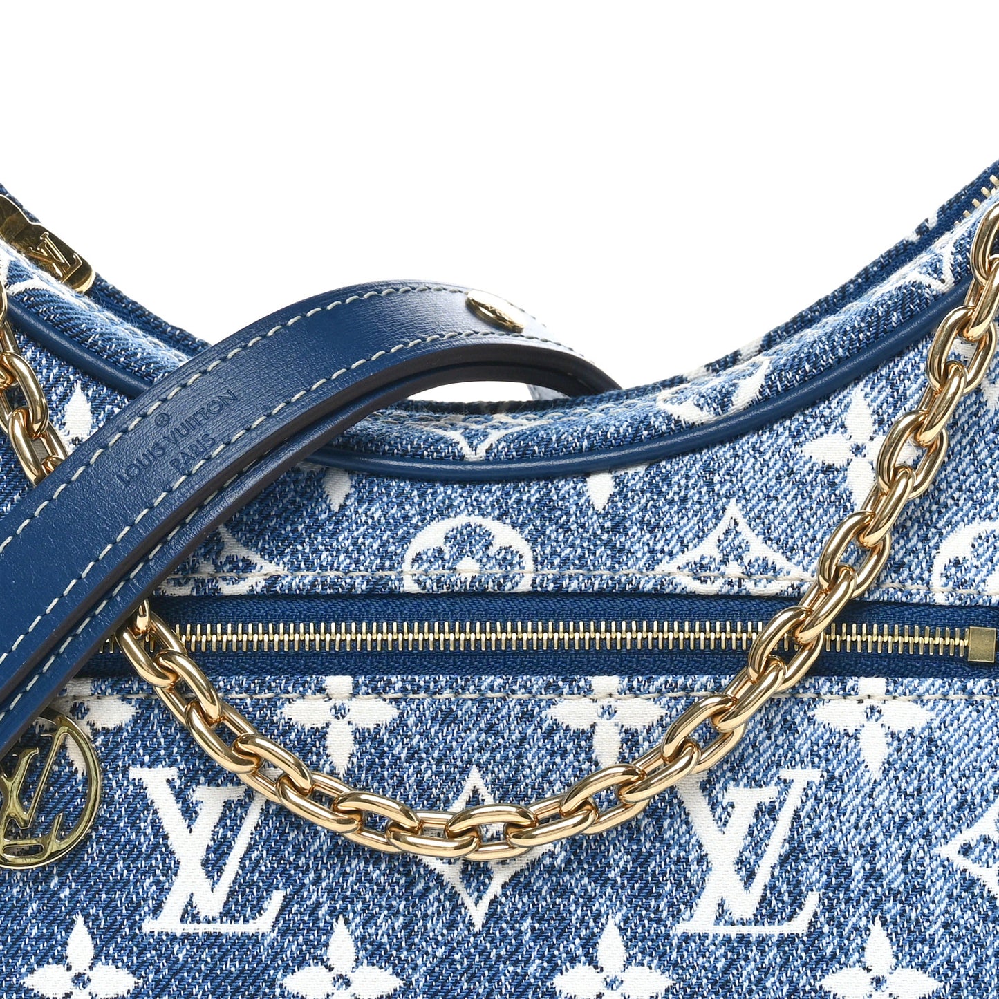 Monogram Jacquard Denim Loop Bleu