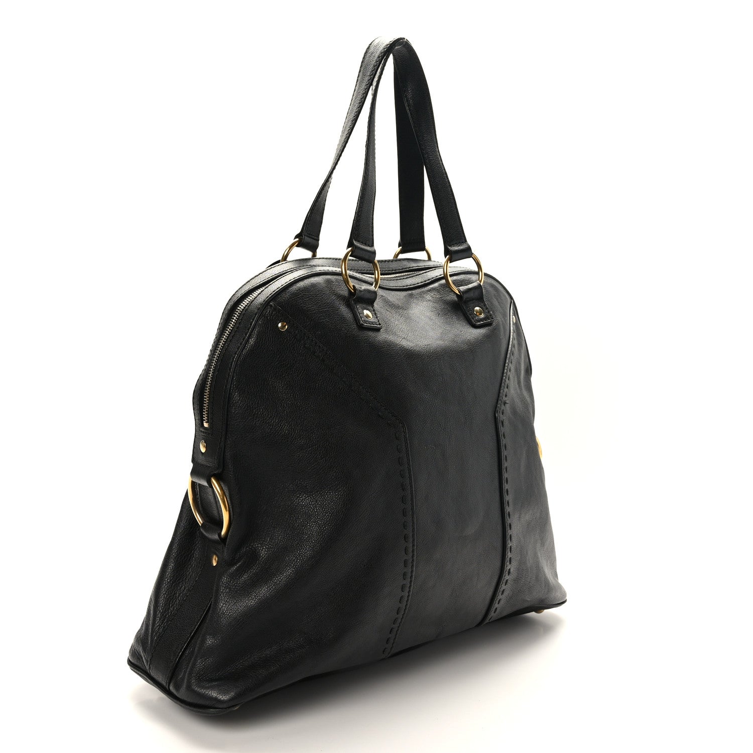 Saint Laurent Calfskin Oversized Muse Black 3 of 9