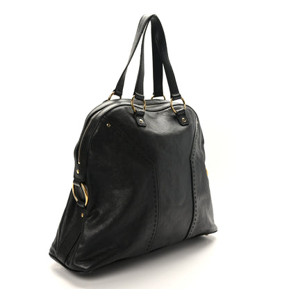 Saint Laurent Calfskin Oversized Muse Black 3 of 9