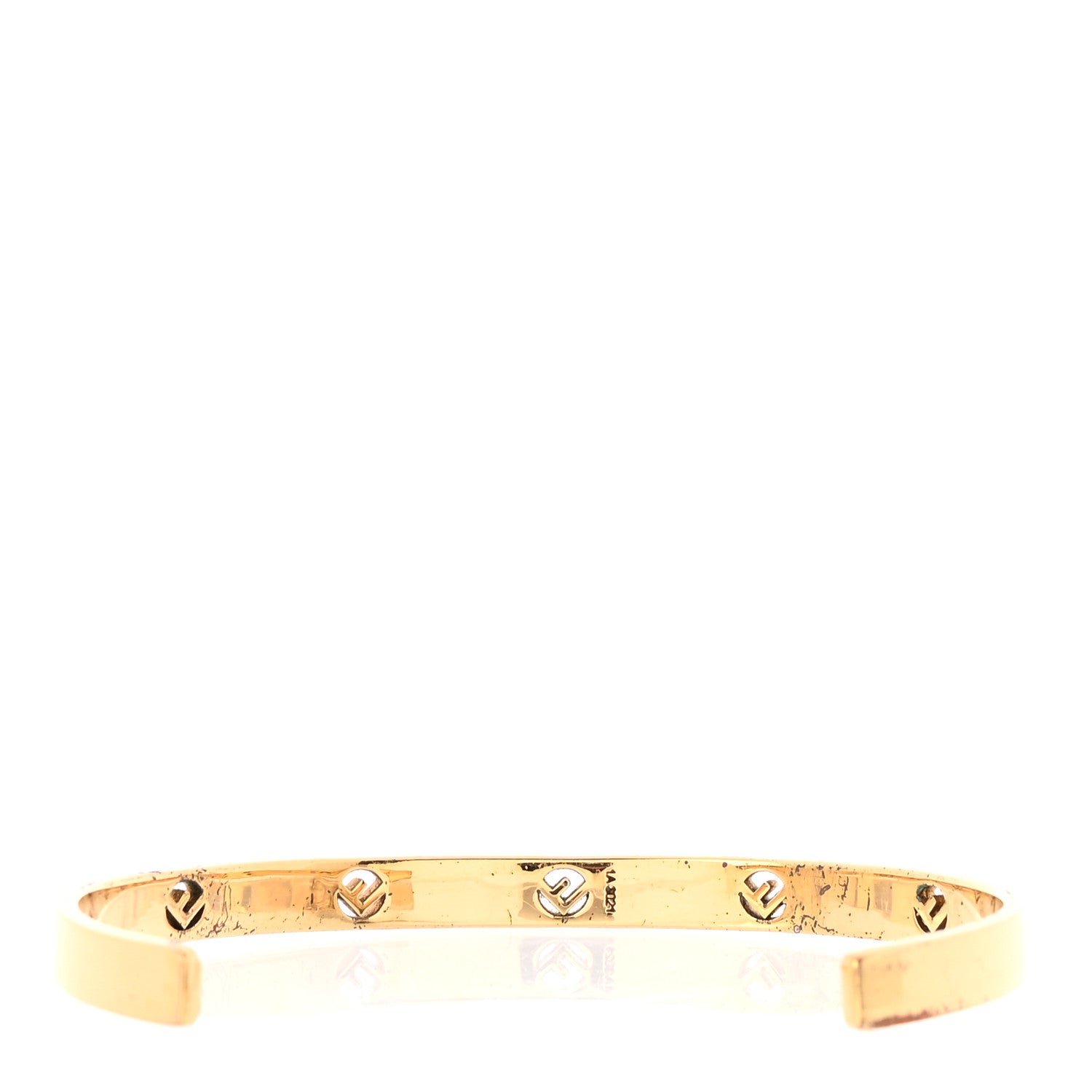 Fendi Metal Crystal F is Fendi Bracelet L Gold 3 of 4