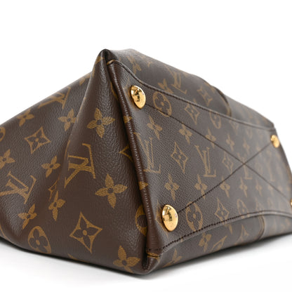 Louis Vuitton Monogram V Tote MM Black 8 of 9