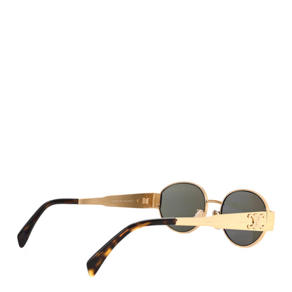 Celine Metal Triomphe 01 Sunglasses CL40235U Gold Green 4 of 8