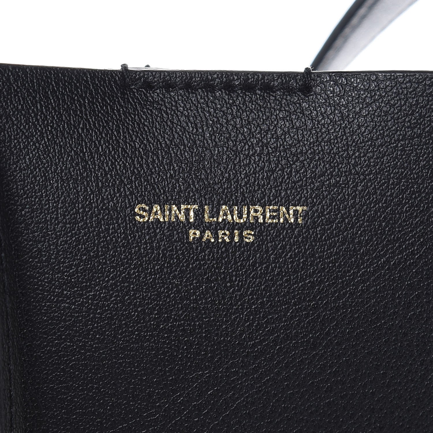 Saint Laurent Calfskin Medium Shopping Tote Black 7 of 17