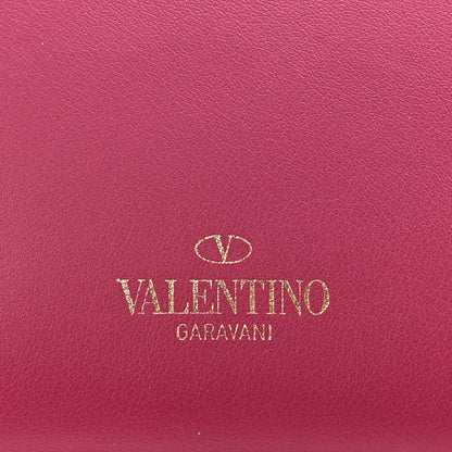 Valentino Garavani Vitello Mini Rockstud Flip Lock Crossbody Bag Deep Cyclamin 11 of 11