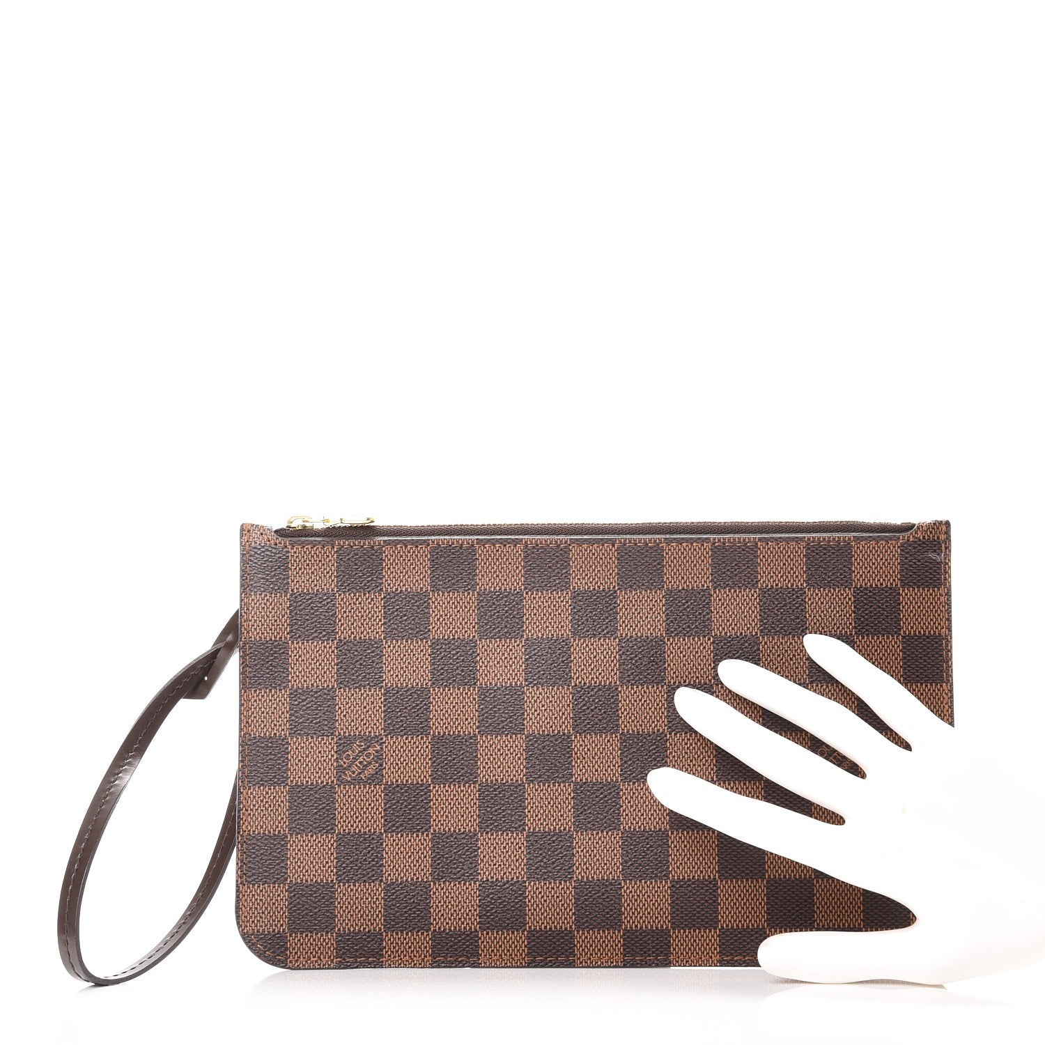 Louis Vuitton Damier Ebene Neverfull MM GM Pochette 2 of 8