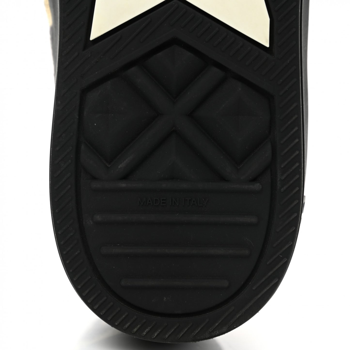 Cotton Mizza Embroidered Walk'N'Dior Low Top Sneakers 38 Natural Black