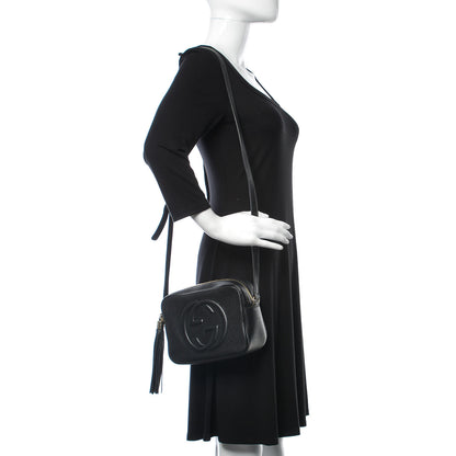 Gucci Pebbled Calfskin Small Soho Disco Bag Black 2 of 9