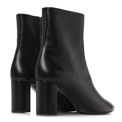 Saint Laurent Nappa Vendome Loulou Ankle Zip Boot 40.5 Black 4 of 7