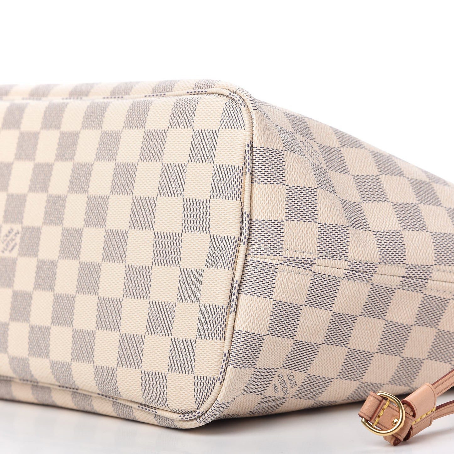 Damier Azur Neo Neverfull MM Rose Ballerine