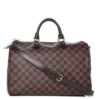 Louis Vuitton Damier Ebene Speedy Bandouliere 35 1 of 21