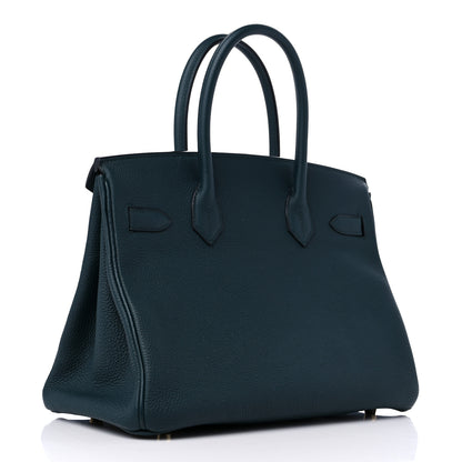 Hermes Togo Birkin 30 Vert Cypress 3 of 10