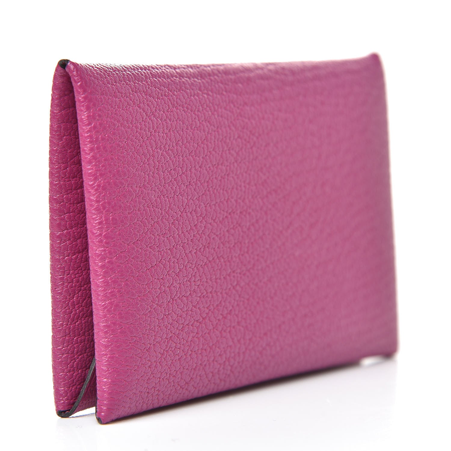 Hermes Chevre Mysore Calvi Card Case Rose Pourpre 3 of 8