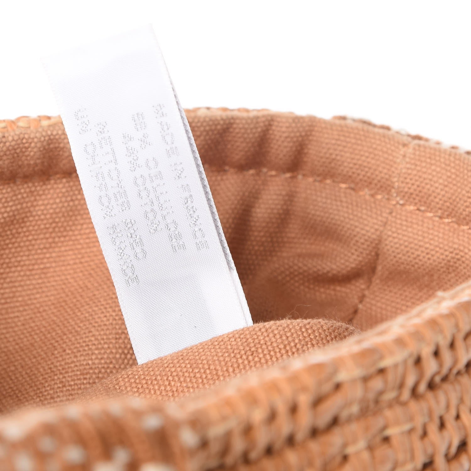 Hermes Straw Saxo Tote 8 of 9