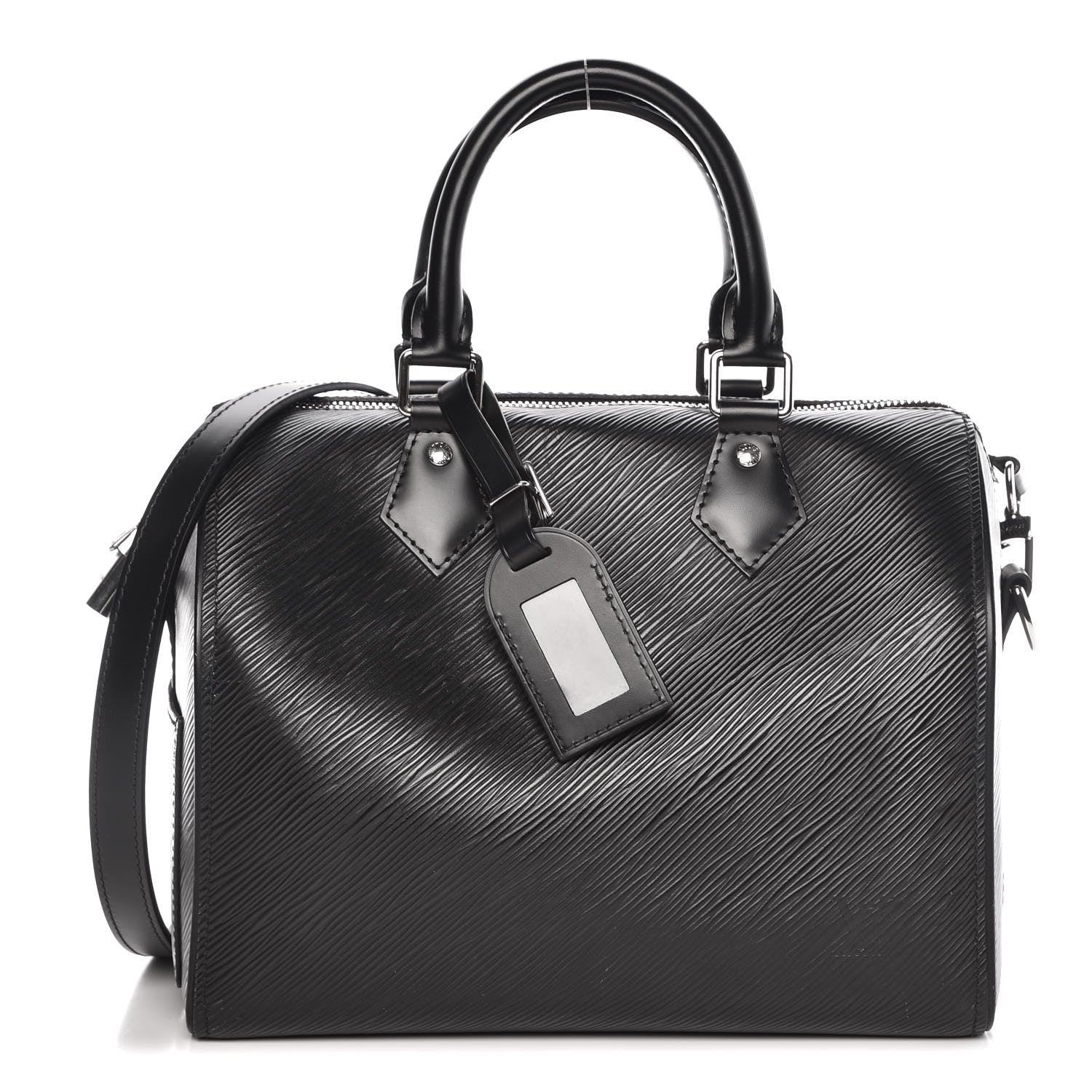 Louis Vuitton Epi Speedy Bandouliere 25 Black 1 of 10