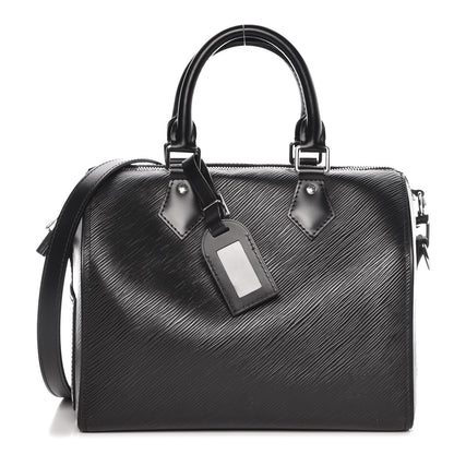 Louis Vuitton Epi Speedy Bandouliere 25 Black 1 of 10