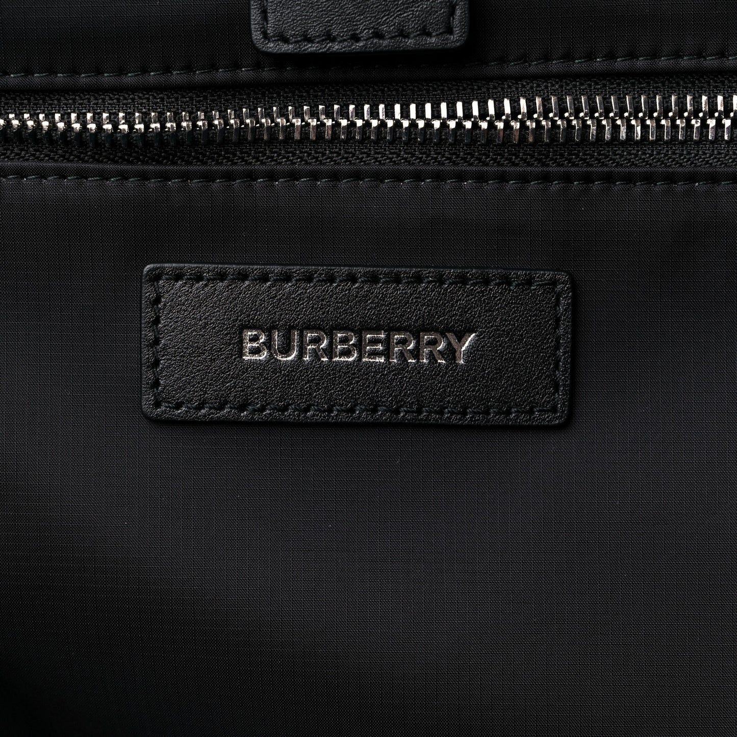 Nylon Logo Tote Black