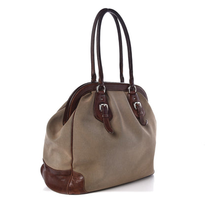 Prada Jacquard Logo Frame Brown 3 of 25