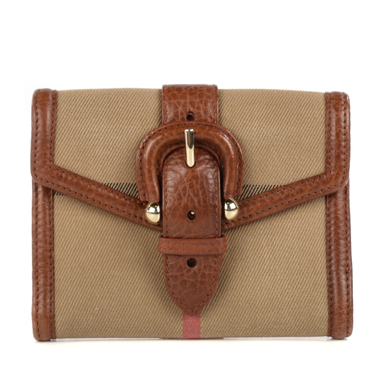 Canvas House Check Buckle Wallet
