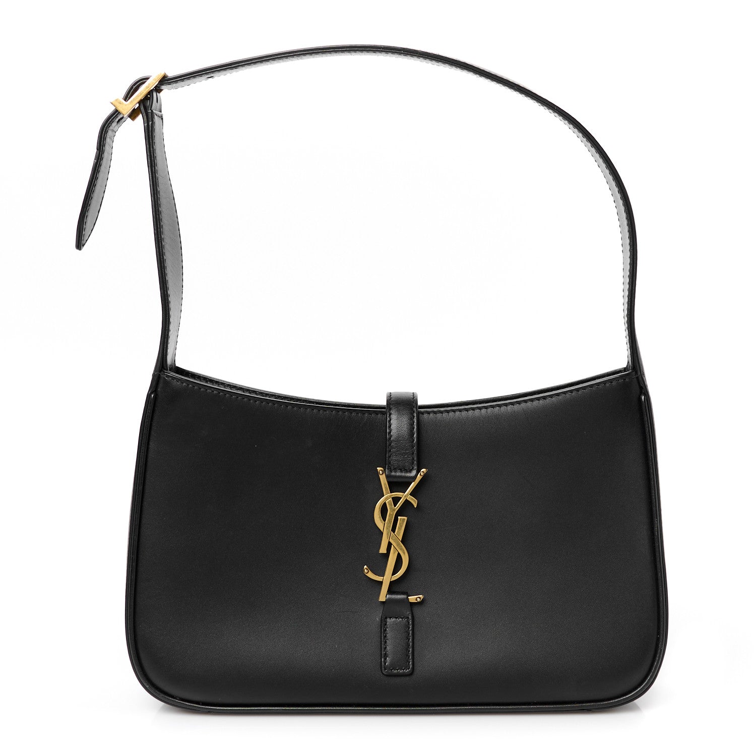 Saint Laurent Smooth Calfskin Le 5 A 7 Hobo Black 1 of 10