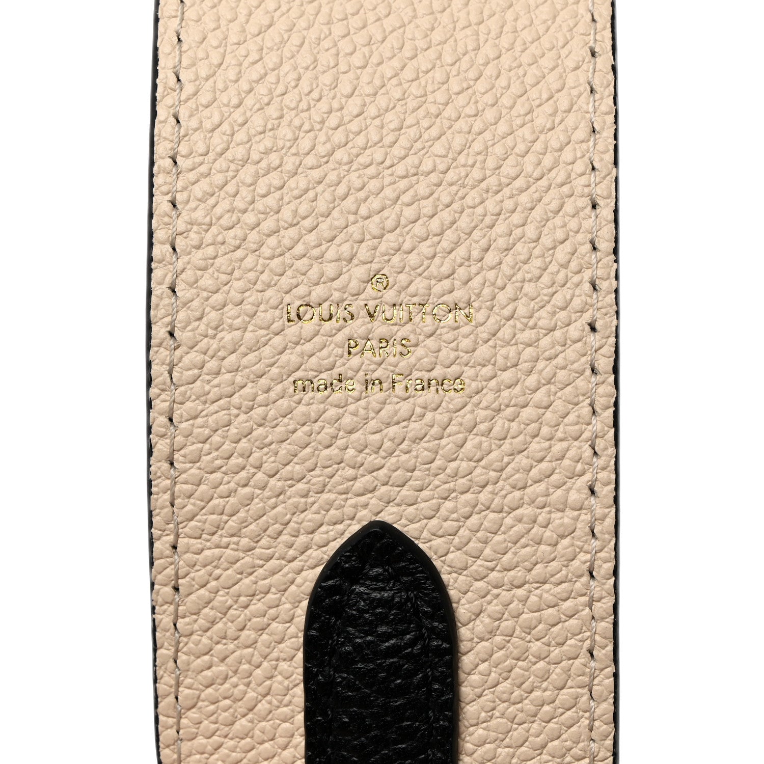 Louis Vuitton Empreinte Monogram Bandouliere Shoulder Strap Black Beige 3 of 5