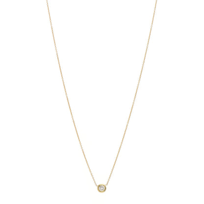 Roberto Coin 18K Yellow Gold Diamond .19ct Diamonds By The Inch Necklace 1 of 5