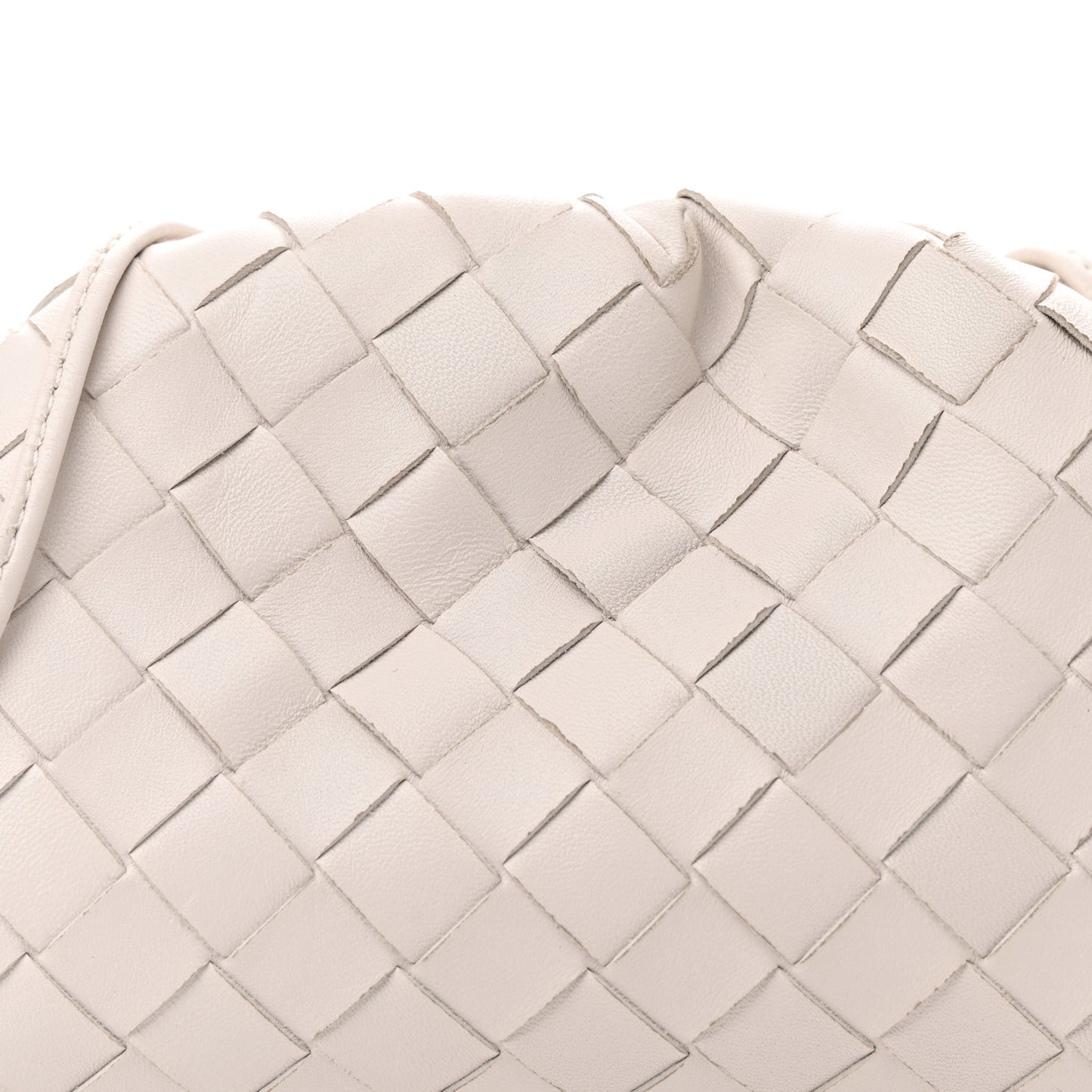 Nappa Intrecciato The Mini Pouch Chalk