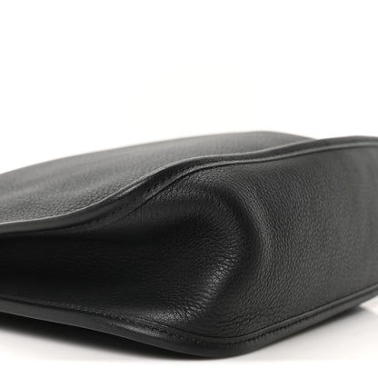 Hermes Taurillon Clemence Vespa PM Black 9 of 10