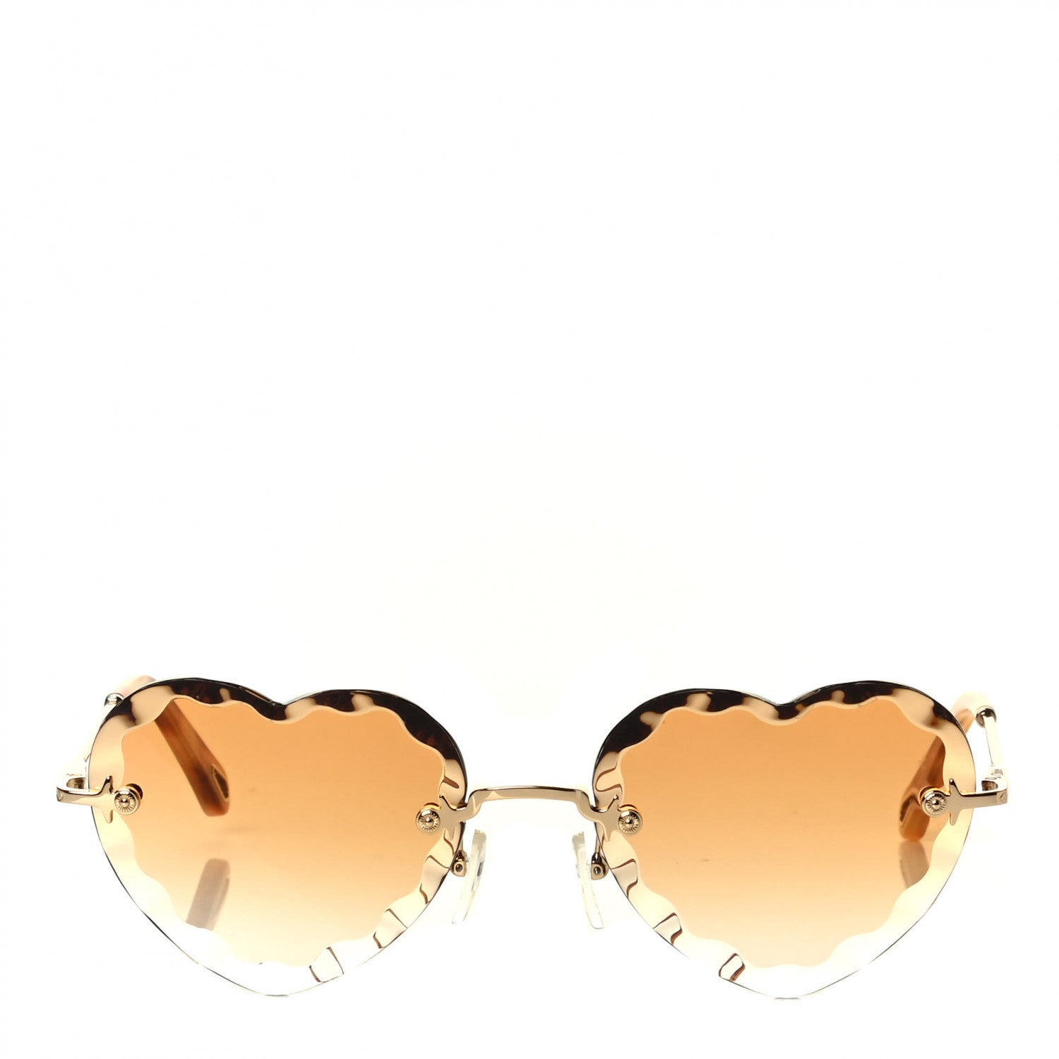 Chloe Heart Sunglasses CE150S Gold 2 of 5