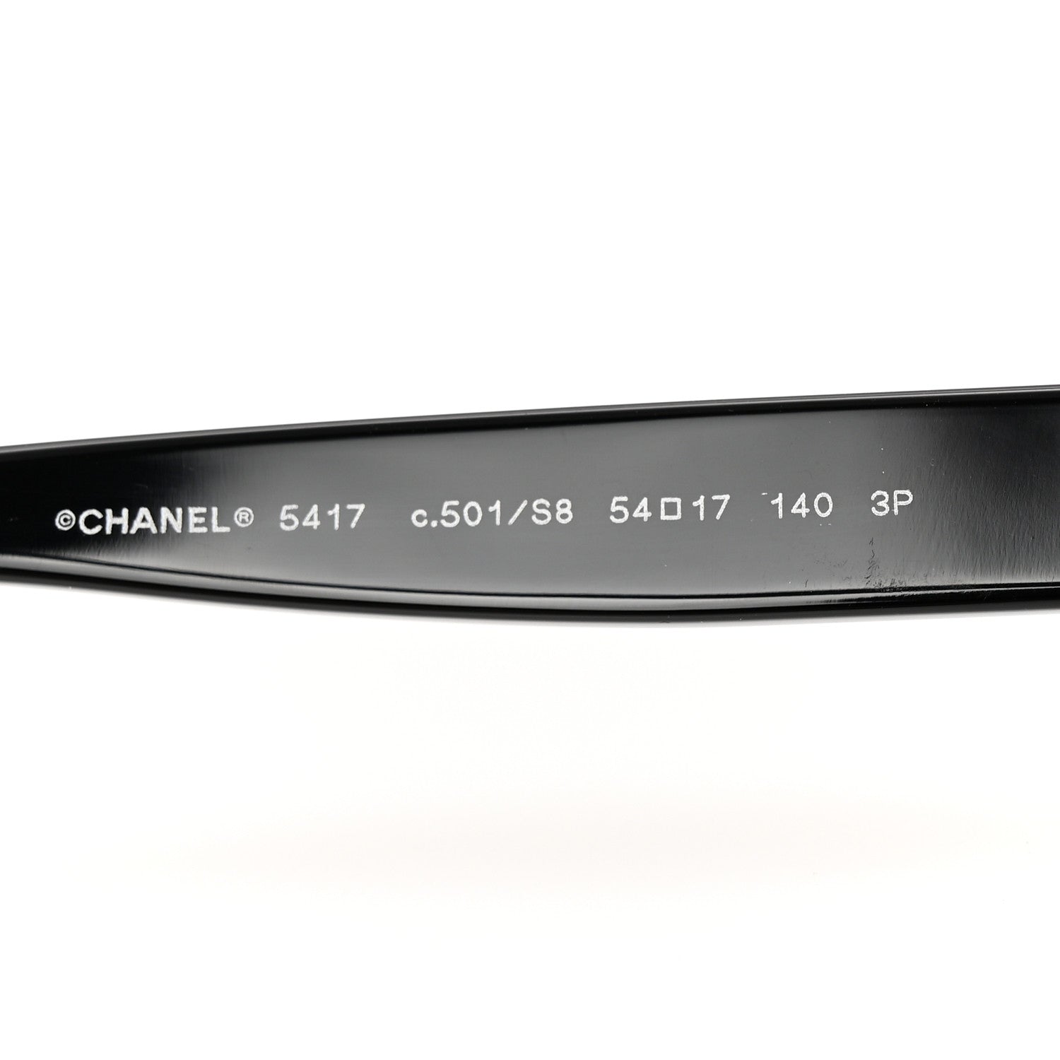 Chanel Acetate Polarized Square Sunglasses 5417 Black 5 of 8