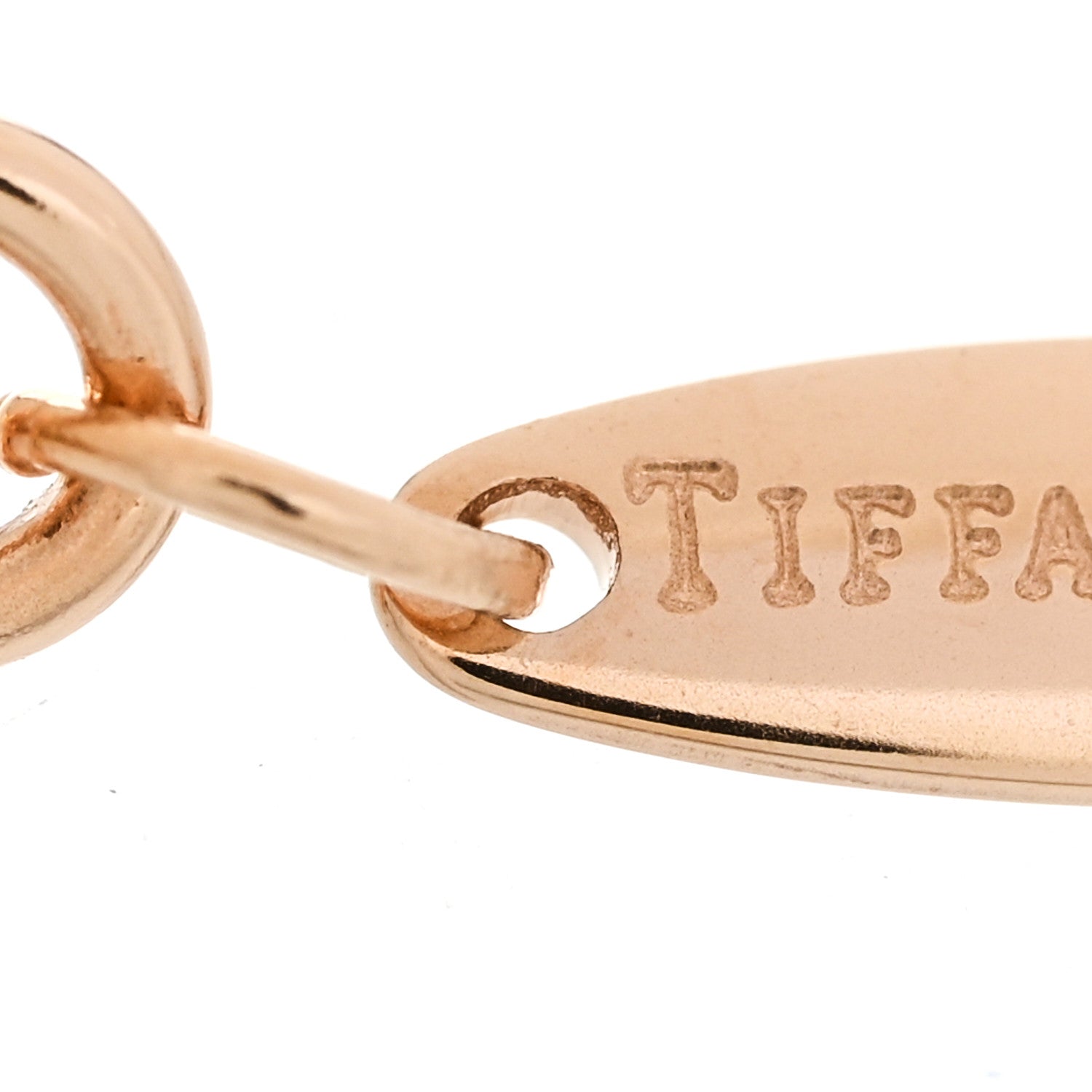 Tiffany 18K Rose Gold Diamond .10ct Elsa Peretti Diamonds by the Yard Bracelet 7 of 9